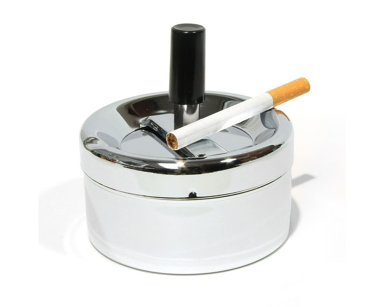 Angelo | Spinner Ashtray High Polished Chrome | 9cm