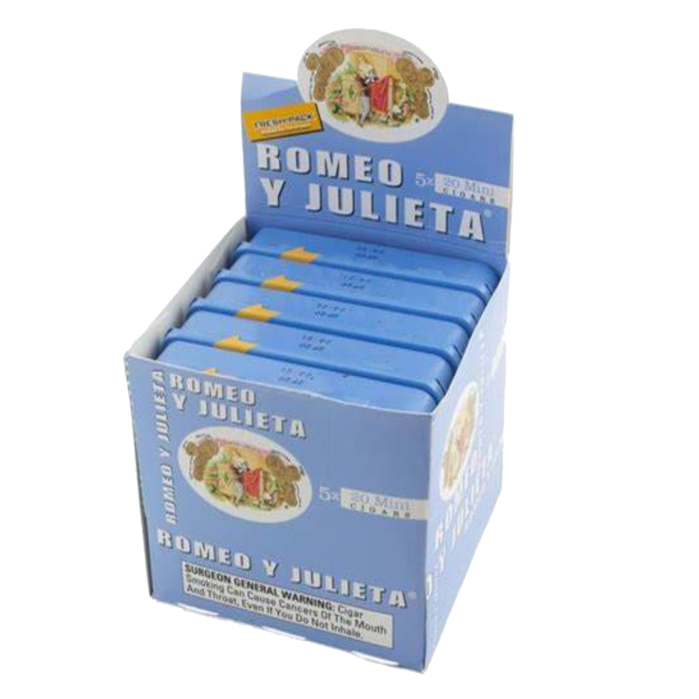 Romeo Y Julieta Minis Original (Blue) (5×20 tin (20X27/8)